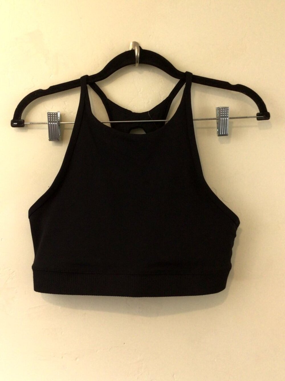 NWT Athleta Transcend High Neck Sports Bra with Back Cut Outs